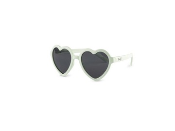 Детские солнцезащитные очки Real Shades Heart Mint, мятные, 2–4 года
