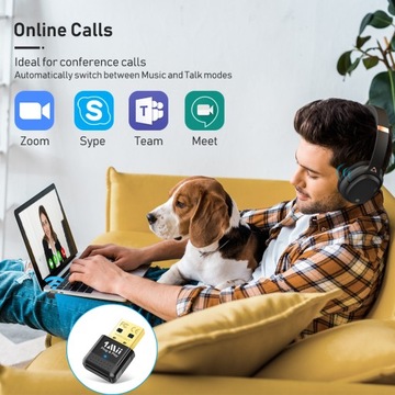 B10A Nadajnik Audio Bluetooth 5.0 USB 1Mii 20m