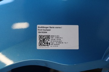 фото thumb №7, Перед капот крила бампер pas bmw i3 lci c01