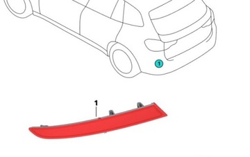 фото thumb №1, Відбивач бампера заднього bmw ix3 g08 оригінал