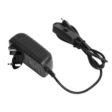 Блок питания для Raspberry Pi 5v 3a со встроенной кнопкой переключения micro USB