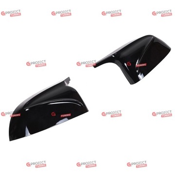 фото thumb №7, Накладки зеркал bmw x3 g01 x4 g02 x5 g05 x6 g06 x7 g07 gloss чёрный