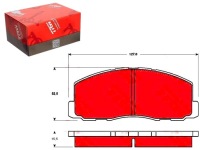 фото thumb №1, Гальмівні колодки гальмівні mitsubishi colt ii colt iii cordi