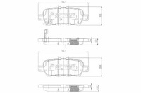 фото thumb №1, Nipparts тормозные колодки тормозные nissan cube qashqai tiid