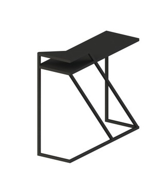 Konsola do przedpokoju z półką nowoczesna loft industrial