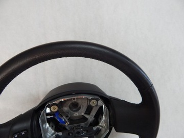 фото thumb №6, Nissan micra k12 передній рестайлінг - кермо шкіра мульті оригінал гарна 06r.