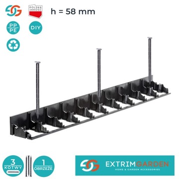 12x Kratka Parkingowa Drogowa Trawnikowa 50x50x3 + 48 kotw GEOKRATA