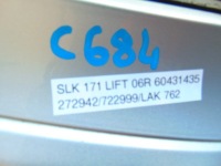 фото thumb №12, Бампер задняя задний mercedes slk r171 w171 lift код лакокрасочного покрытия 762