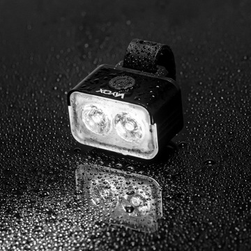 LAMPKA ROWEROWA PRZEDNIA OŚWIETLENIE AKUMULATOR USB-C ALUMINIUM 300lm VAYOX