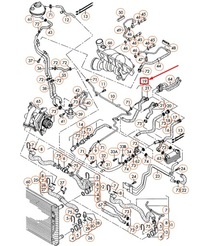 фото thumb №8, Audi tt 8j охолоджуюча рідина шланг with quick release з'єднувач 3c0122157fh oem