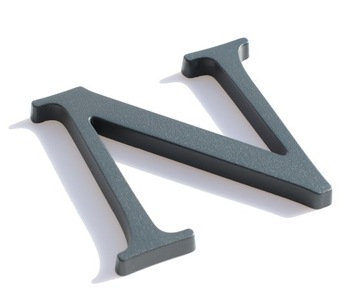 NAZWY ULIC ALU 10,5cm ULICA LEŚNA