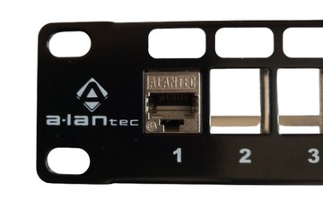 ALANTEC Patch panel 24 porty 1U modularny