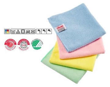 Салфетка Vileda Professional MicroTuff, выдерживает до 700 стирок.