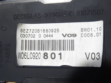 фото thumb №8, Комп'ютер спідометр  набір seat ibiza iii 3 6l0 6l 1.2 12v azq 03e906033d