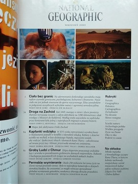 Содержание National Geographic Polska № 9/2000