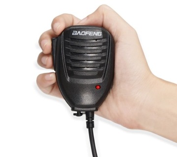 MIKROFONOGŁOŚNIK PASUJE DO BAOFENGA T57 A58 UV-9R UV9R GRUSZKA