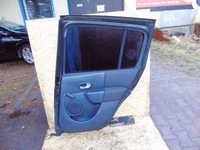 фото thumb №7, Дверь правый задняя nv676 renault modus 2007 чёрный стекло