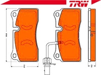 фото thumb №3, Гальмівні колодки гальмівні audi задня r8 4,2-5,2 quattro 07- t