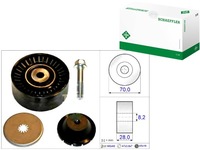 фото thumb №1, Ina 532 0600 10 ролик направляющая / направляющая, ремень клиновой зубчатый