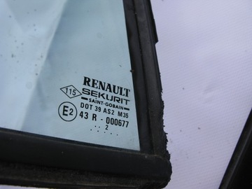 фото thumb №7, Скло двері трикутник зад renault vel satis 43r-000677 dot 39 as2 m35