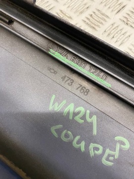 фото thumb №10, Планка накладка порога правая mercedes w124 купе 1246901240