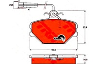 фото thumb №1, Trw тормозные колодки тормозные fiat перед panda punto tempra