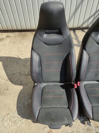 фото thumb №7, Mercedes w177 amg сидіння червона nić алькантара