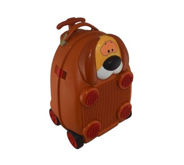 Детский дорожный чемодан 3D DOG + 1711 блоков