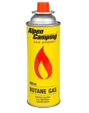 Газовые баллоны кемпинговые туристические Alpen Camping 227г 400мл 9 шт