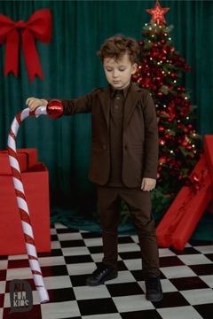 Коричневая куртка All For Kids 128/134