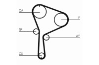 фото thumb №3, Ремінь розподільного валу nissan primera renault grand scenic ii laguna ii