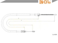 фото thumb №2, Трос гальма ручного renault symbol i 1.9 d lb0