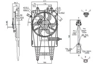 фото thumb №11, Вентилятор радиатора fiat punto van 1.2 60 188ax