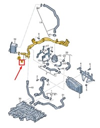 фото thumb №1, Audi e-tron gt двигун охолоджуюча рідина труба 9j1815552c