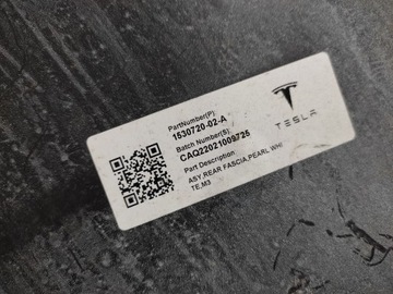 фото thumb №10, Tesla модель 3 бампер задній зад 2017- 6pdc