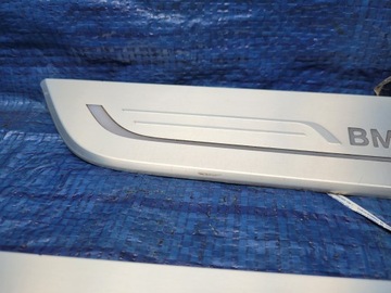 фото thumb №7, Планки порогові накладки led bmw g12 individual комплект