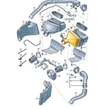 фото thumb №9, Audi r8 spyder 4s left air фільтр box upper деталь 4s0133843b 2016