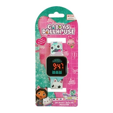Светодиодные часы Gabi's Cat House с календарем. Кукольный домик Gabby's GD00077 Kids E