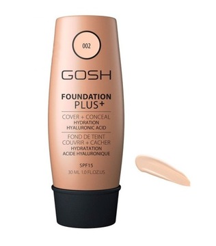 Gosh Foundation Plus+ покрывающий и корректирующий тональный крем