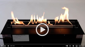 Автоматический биокамин Wild Flame A5 со стеклом 1200мм