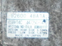 фото thumb №7, Компрессор кондиционера x-trail t32 2.0 926004ba1a 447250-1470 6sbh14c