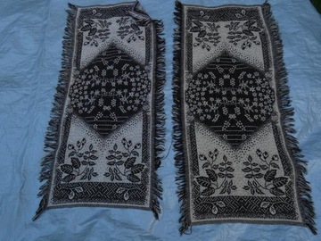 kilim retro vintage PRL 54X130 cm KOMPLET