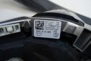 фото thumb №7, Руль vw golf viii arteon виртуальный 5h0419089fd