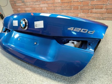 фото thumb №6, Bmw 4 i4 g26 крышка багажника зад задняя камера цвет portimao синий c31