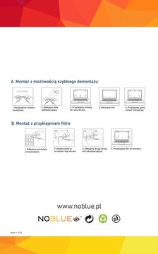 NoBlue ПРИВАТИЗИРУЮЩИЙ ФИЛЬТР. 24″ 531 х 298 мм.