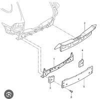 фото thumb №5, Балка усиливающая задняя porsche cayenne 7p5