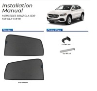 фото thumb №13, Шторки боковые mercedes gla 5d 2020- защитные накладки ролеты солнцезащитный