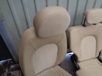 Сидіння заднє сидіння обшивки lancia musa 2004-2012r. велюр шкіра бежева європа Оригінал, фото thumb