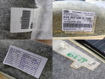 фото thumb №12, Audi rs7 s7 a7 4g8 10-18 стеля оббивка алькантара 25m audi exclusive