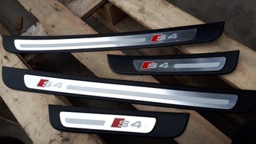 фото thumb №1, S4 b8 a4 планки накладки пороговые перед зад sline